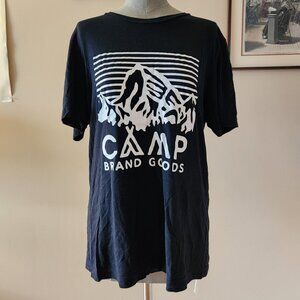 3/$10 🛍 Camp Brand Goods Heritage Logo t-shirt